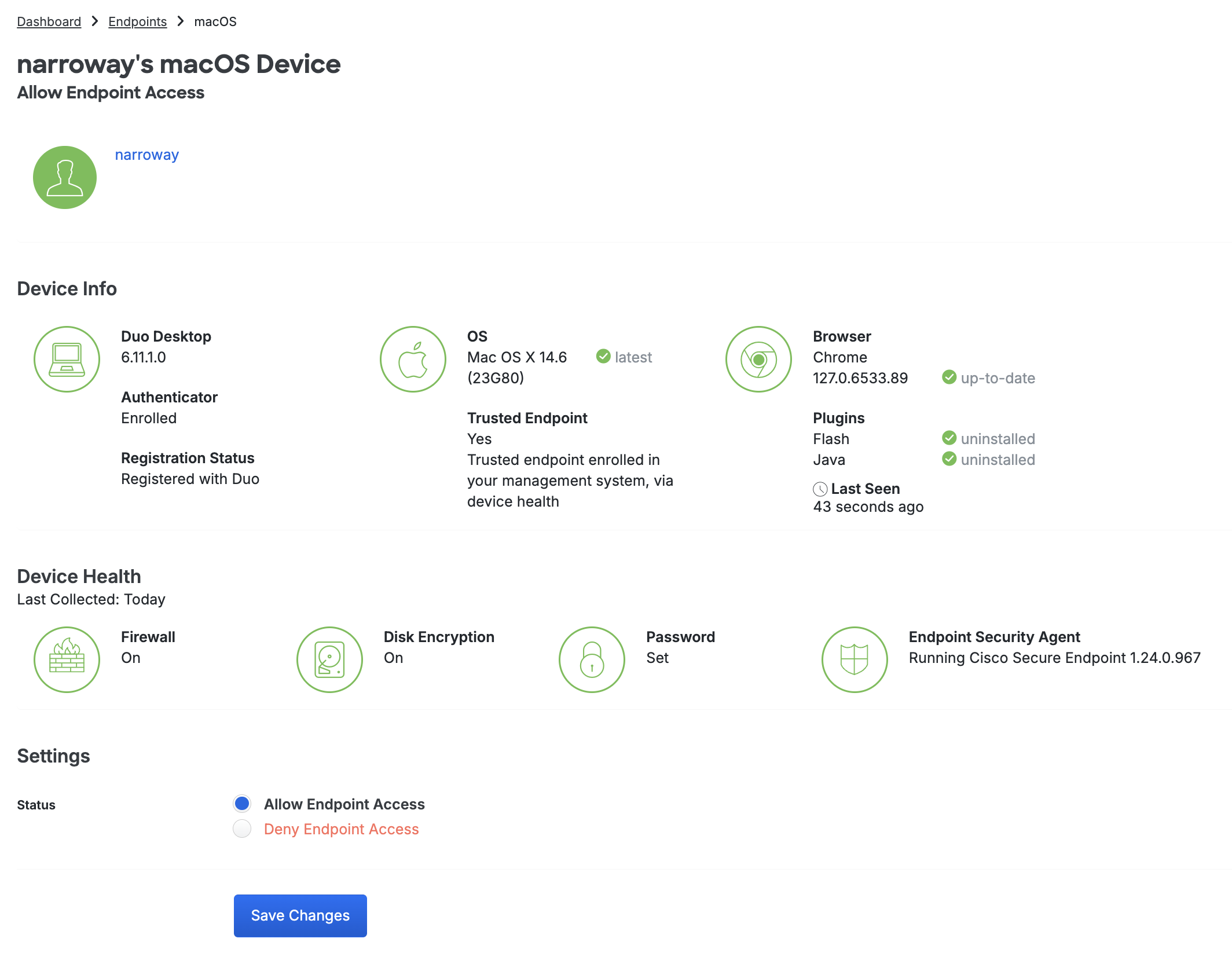 Endpoint Details