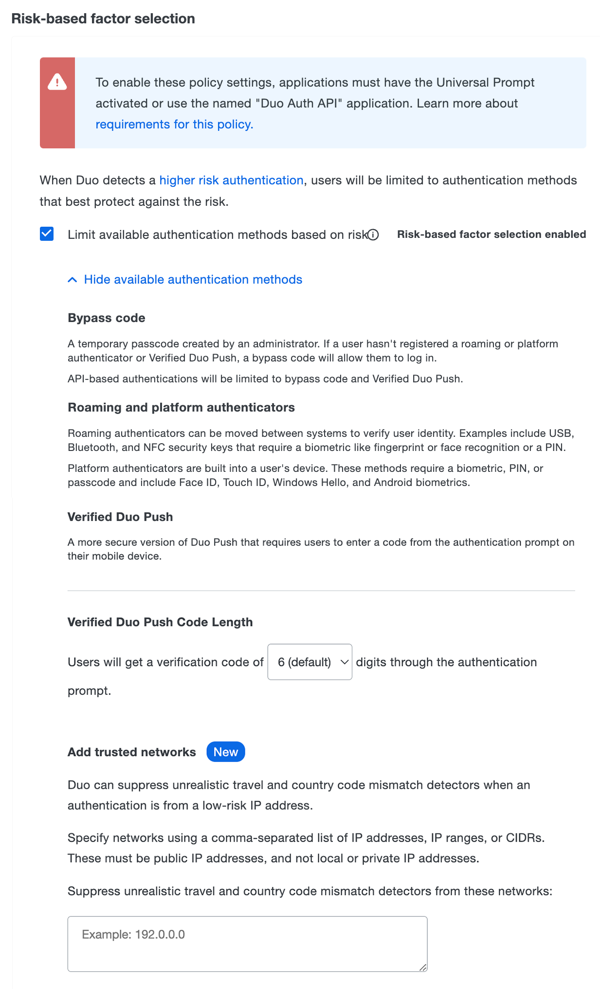 Duo Risk-based Factor Selection Policy