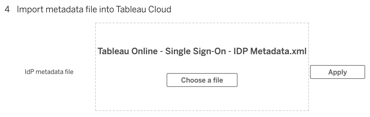 Tableau Online Import Metadata File